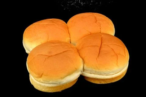 Hamburger buns Stock Photos