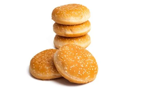 Hamburger buns Stock Photos