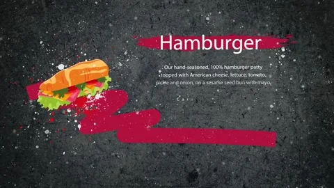 Hamburger Stock Footage 268576472