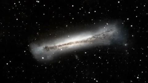 Hamburger Galaxy Flythrough Stock Footage 166087924