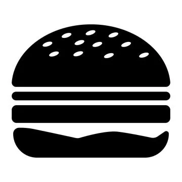Hamburger icon. Flat icon. Vector illustration Stock Illustration
