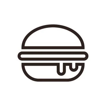Hamburger icon Illustrazione stock