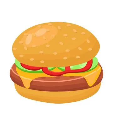 Hamburger icon in isometric 3d style on a white background Stock Illustration