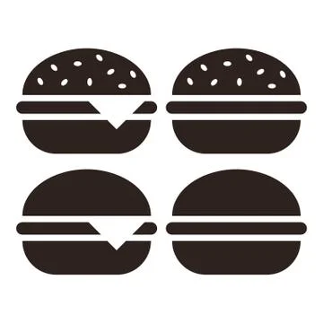 Hamburger icon set Stock Illustration