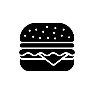 Hamburger icon vector design template in white background Stock Illustration