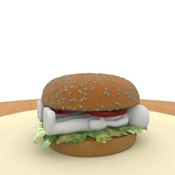 Hamburger Stock Illustration