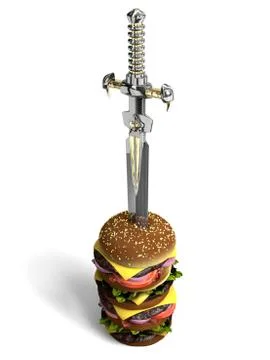 Hamburger Stock Illustration