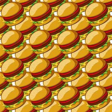 Hamburger Stock Illustration