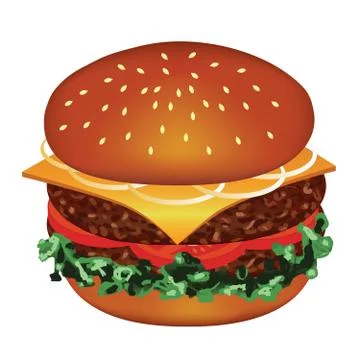 Hamburger Stock Illustration