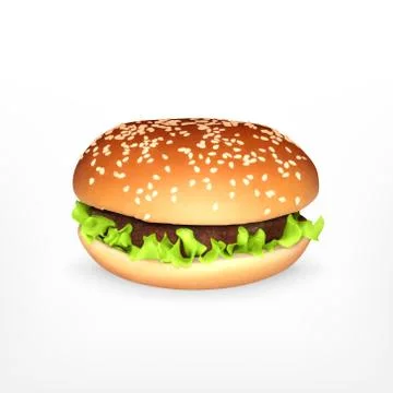 Hamburger Stock Illustration