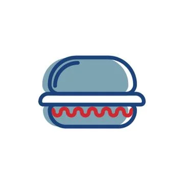Hamburger Stock-Illustration