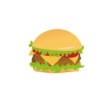 Hamburger Stock Illustration