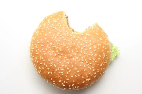 Hamburger isolated Foto stock