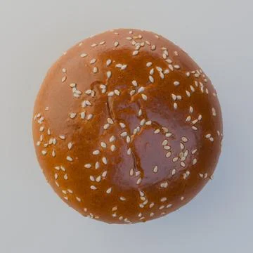 Hamburger isolated on white background Stock Illustration