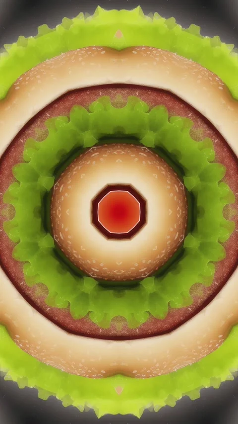 Hamburger Kaleidoscope Stock Footage 245935991