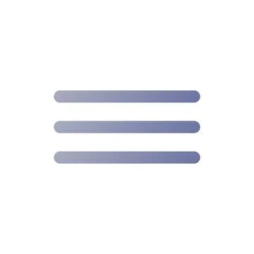 Hamburger menu button pixel perfect flat gradient color ui icon Illustrazione stock