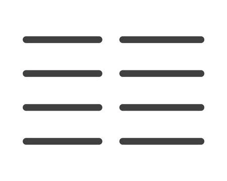 Hamburger menu icon, buttons for website, UI navigation, mobile app, presen.. Illustrazione stock