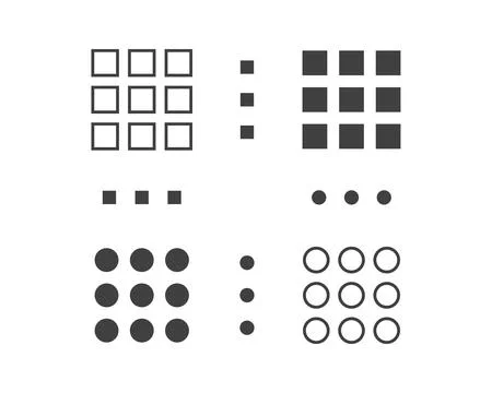 Hamburger menu icon, buttons for website, UI navigation, mobile app, presen.. Stock Illustration