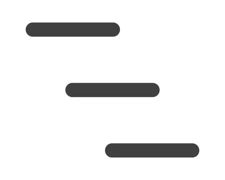 Hamburger menu icon, buttons for website, UI navigation, mobile app, presen.. 库存插图