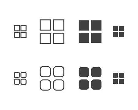 Hamburger menu icon, buttons for website, UI navigation, mobile app, presen.. Illustrazione stock