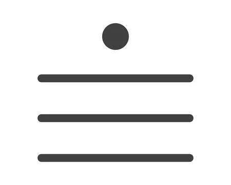 Hamburger menu icon, buttons for website, UI navigation, mobile app, presen.. Stock Illustration