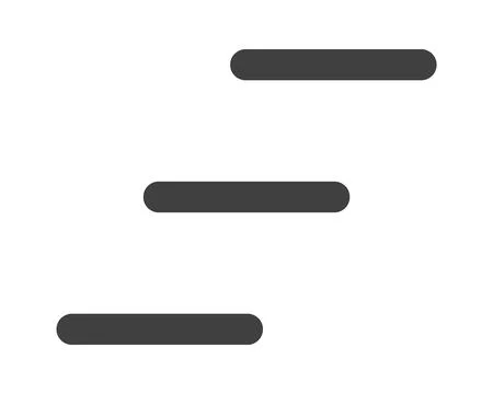 Hamburger menu icon, buttons for website, UI navigation, mobile app, presen.. Stock Illustration