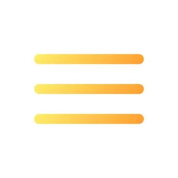 Hamburger menu pixel perfect flat gradient color ui icon 스톡 일러스트