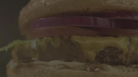 Hamburger packshot 2 動画素材 248696861