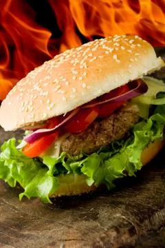 Hamburger Stock Photos
