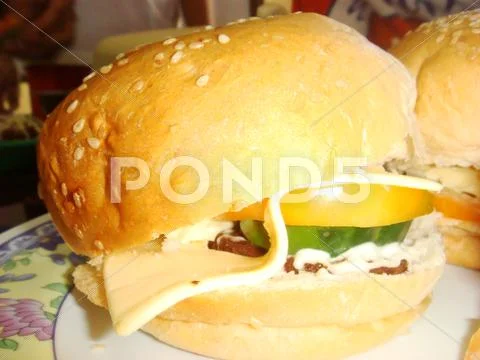 Hamburger Stock Photos