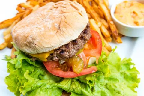 Hamburger Foto stock