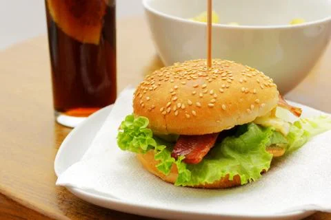 Hamburger Stock Photos