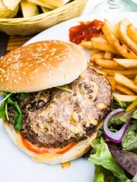 Hamburger Foto stock