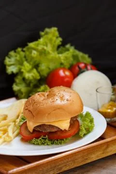 Hamburger Stock Photos