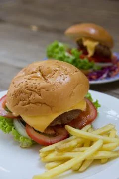 Hamburger Stock Photos