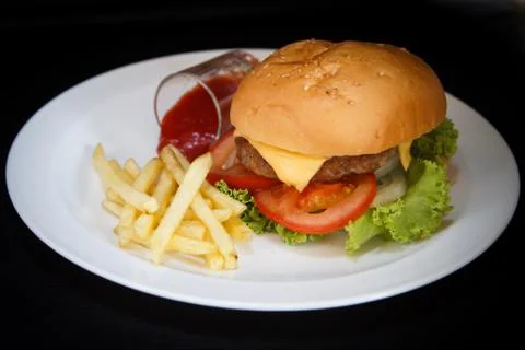 Hamburger Stock Photos