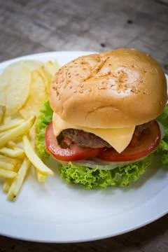 Hamburger Stock Photos