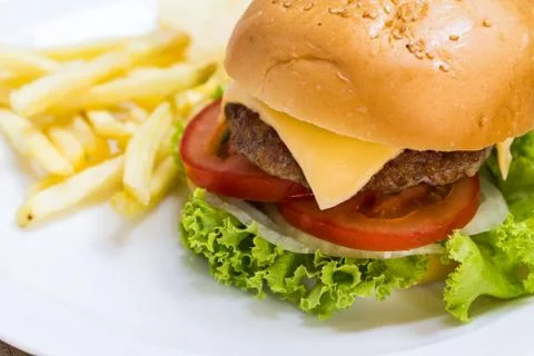Hamburger Stock Photos