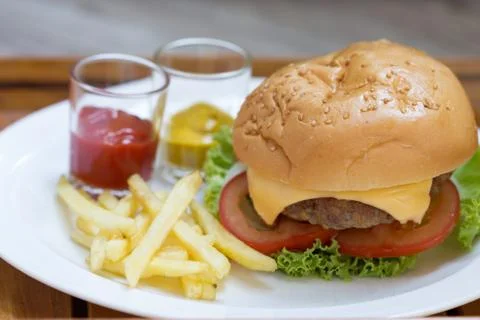 Hamburger Stock Photos