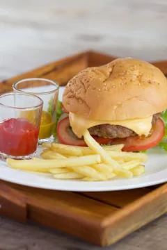 Hamburger Stock Photos