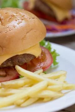 Hamburger Stock Photos