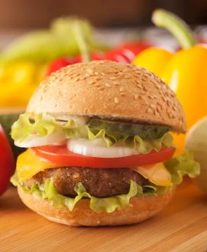 Hamburger Stock Photos