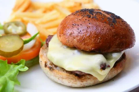 Hamburger Stock Photos