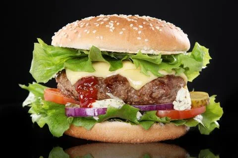 Hamburger Stock Photos
