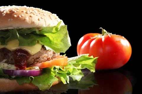 Hamburger Stock Photos