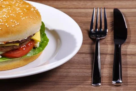 Hamburger Stock Photos