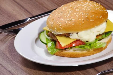 Hamburger Stock Photos
