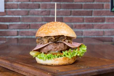 Hamburger Stock Photos
