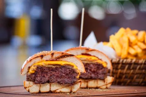 Hamburger Stock Photos