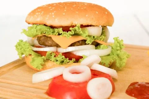 Hamburger Stock Photos